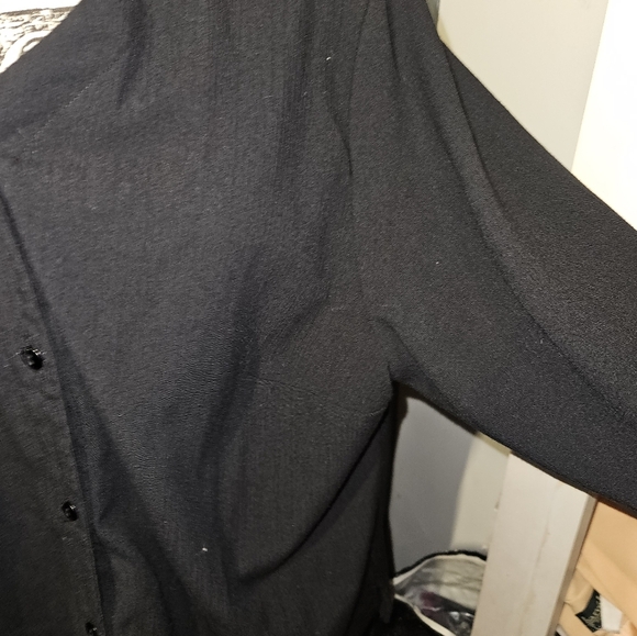 Pendleton Womans Black Long Sleeve Blouse Size 18w - Picture 5 of 13